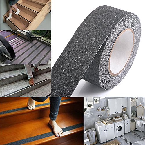 ebuybox® 10M*50mm schwarz Antirutschband Klebeband Antirutschbelag Treppe Stufe - 2