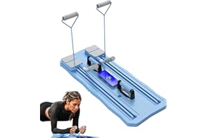 BINIVEIL Pilates Board | Pilates Reformer Set | Multi-Purpose Foldable Pilates Reformer Board | Abdominal Board Exercise Machine | Pilates Sliding Board | Pilates Board Machine For Home Workout