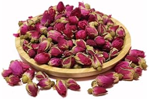 CoolCrafts Rosenknospen Getrocknet Rosenblüten Rosenknospen Tee Getrocknete Rose - 200g