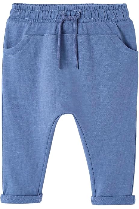 Pantalon Molleton Bébé Garçon Vertbaudet - Bleu Ardoise - Taille 18 Mois