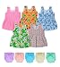 Sathiyas Baby Girls Dresses and Baby Towel (Pack of 6) (asvinf35_wNpy_Multicolor_0 - 6 Months) RS.499.00