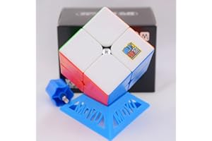 Bukefuno Moyu Meilong 2 x 2 m Cube magique magnétique sans autocollant MoFang JiaoShi Meilong 2 x 2 x 2 m