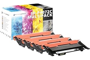 4X CLT-407 CLT-409 kompatibel med toner Samsung CLT-4072S K4072S C4072S M4072S Y4072S Samsung CLT-409S för CLP-320 CLP-325 CL
