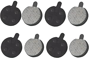 DeJivsin 4 Pares Pastillas de Freno, Pastillas de Freno semimetálicas, 10 Pulgadas Scooter Eléctrico Recambio Pastillas de Freno para Xiaomi M365 Pro, 1S, Essential, Pro 2