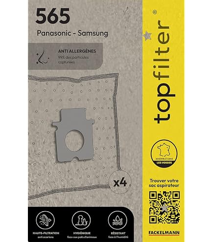 Sacchetti per aspirapolvere in tessuto non tessuto a 5 strati per Panasonic MC-Cg 522-524, 710, 712 - E 752, 753, 755, 754 MC Sacchetti per aspirapolvere in tessuto non tessuto a 5 strati per Panasonic MC-Cg 522-524, 710, 712 - E 752, 753, 755, 754 MC