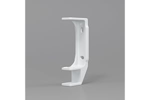 HOME & TRENDS home Trends Markisenhalterung Decken- und Wandhalterung mit Befetigungsmaterial Stahl/Aluminium und Weiß/Antrazit zur Auswahl (1, 35mm-Stahl-Weiß)