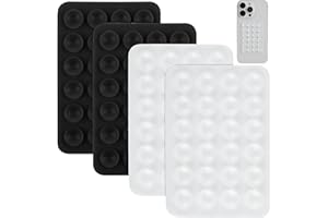 Gjinxi 4-pak silikonowy uchwyt na telefon komórkowy dwustronny przyssawkę do telefonu komórkowego silikonowe przyssawki antypoślizgowy uchwyt na telefon komórkowy do wszystkich