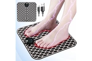 ‎INHDBOX INHDBOX Neu Fussmassagegerät EMS Fußmassagegerät, USB Tragbare Foot Massager Intelligente Massagematte mit 10 Modi 20 Einstellbare Frequenzen für die Durchblutung Muskelschmerzen