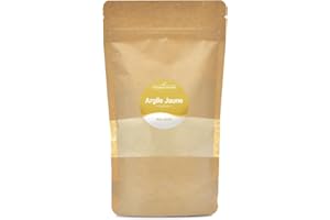 LA COMPAGNIE DES SENS Argile Jaune Illite - Poudre surfine - 300g - Argile Brute 100% naturelle, qualité Premium - Pour la cosmétique maison