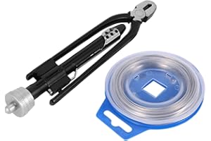 Bopfimer 6 Inch Wire Twisting Twister Side Cutting Lockwire Pliers with 25 Feet Steel Wire