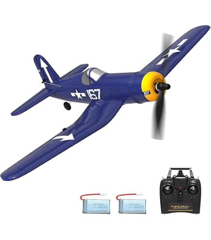 FLYCOLOR – Lot De 3 Hélices De Rechange Pour Avion F4U Et T28 RC, Avec Adaptateurs – Pour VOLANTEXRC 761-8 761-9 Hélices Avion RC F4U