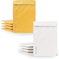 Buste Imbottite Per Spedizioni - Con Bolle D'Aria Kraft E Bianche, 10 Pezzi 120x220mm - Foto 8