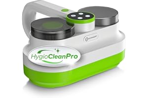 Heimwert – Milbensauger für Matratzen & Polster 99,9% | UV-C Licht & Tiefenvibration | 400W fasertiefe Reinigung mit HEPA-Filter | Matratzenreiniger gegen Milben, Bettwanzen & Allergene (Gerät)