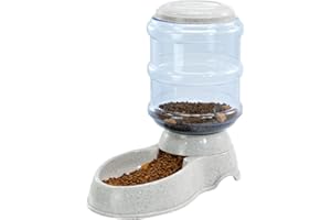 Skylos 3.5L Automatic Pet Feeder, Gravity Dry Food Dispenser with Secure Lid and Non-Slip Base for Cats and Dogs