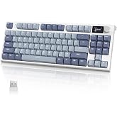 RK86 Kablosuz Mekanik Klavye, Gaming Klavye Conta Montajlı, 3 Mod (2.4Ghz/Bluetooth/Type C) Apex Pro TKL RGB 75% Oyuncu Klavy
