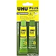 UHU 2-component adhesive Plus Endfest 300, crystal clear and highly resilient 2-component adhesive, 2 x 15 ml, epoxy-resin-glue