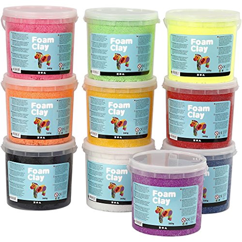 Foam Clay®, sortierte Farben, 10x560g
