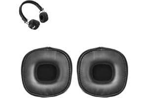 SINDERY Major III Ersatz-Ohrpolster, Ersatzohrpolster, Ersatzteile, kompatibel mit Marshall Major III 3 kabelgebundenen/kabellosen Bluetooth-On-Ear-Kopfhörern (Schwarz)