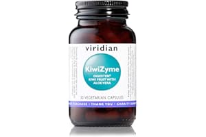 Viridian KiwiZyme - Digesten Kiwi Fruit with Aloe Vera - 30 Vegicaps