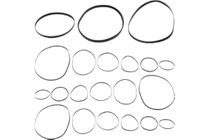 Hemobllo 50stücke Recorder Gummiriemen Universelle Gummi-antriebsriemen Für Kassettenrekorder Und Cd DVD-geräte Längen Von Und Langlebig Für Optimale Leistung