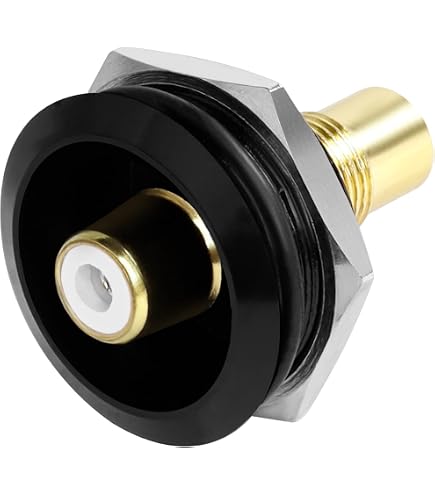 QUARKZMAN 10pz Pannello PCB Montaggio AV Presa Concentrica 2 Connettori RCA Femmina Jack Audio Video AV Connettore 3pin Nero QUARKZMAN 10pz Pannello PCB Montaggio AV Presa Concentrica 2 Connettori RCA Femmina Jack Audio Video AV Connettore 3pin Nero