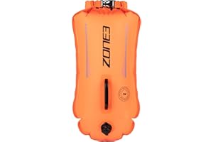 ZONE3 28L Swim Safety Buoy/Dry Bag Made with 100% Recycled Polyester for Open Water Swimming