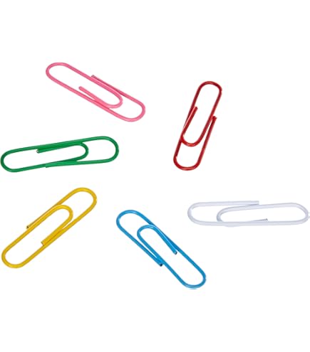 Lindos Clips De Papel, Suministros De Oficina De Oro Rosa (4