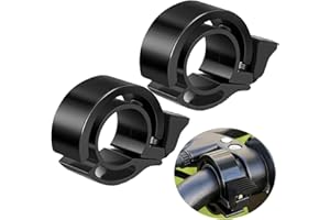 Neodtx Timbre de bicicleta 2 unidades pequeño timbre para bicicleta de montaña para niños timbre de bicicleta de montaña alto 90 db-100 dB para mango de 22 mm para bicicleta de carretera bicicleta de