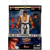 Jada Toys - Street Fighter II Ryu, Koleksiyonluk Aksiyon Fig&uuml;r&uuml;, 15 cm Boyut, Orijinaline Sadık, Koleksiyonluk, 9334215314R00