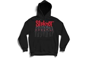 ROCKSAX SLIPKNOT UNISEX PULLOVER HOODIE: CHOIR Red, Black