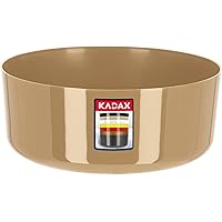 KADAX Blumenschale aus Kunststoff, runde Schale, Pflanzschale, Pflanzgefäß, Kunststoffschale für Fensterbank, Tisch…