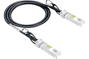 10Gtek 10Gb SFP+ DAC Twinax Cable, Passive, Compatible with Ubiquiti UniFi, 1-Meter(3.3ft)