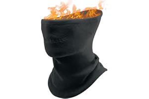 Qunature Ski Mask Winter Neck Gaiter Warmer Neck Tube Scarf Fleece Soft Elastable Thermal Face Covering Mask Sports mask Outdoor Activities such as Skiing,Cycling for Men and Women