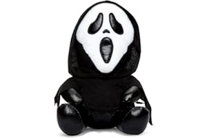 Peluche Kidrobot Ghostface Scream, Muñeco de Peluche, 20 cm, Plush para regalar, cumpleaños, coleccionista y navidad