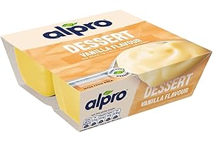 24 x 125g Alpro Vanilla Flavour Dessert Made from Soya Gluten Free