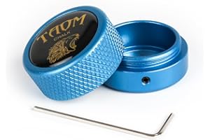 YEUEK TAOM Pool Kreidehalter Runde Form Praktisches Werkzeug Billard Zubehör Magnetische Mini Kreide Spitze Fall Container Runde Box Billard