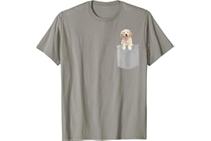 Dog in Your Pocket Golden Retriever puppy T-Shirt