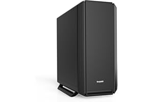 be quiet! Boîtier PC Silent Base 802 Black, 3 Ventilateurs Pure Wings 140 mm, 2 capots supérieurs et Avant interchangeables, Plateau de Carte mère découplé
