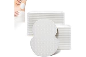 SCROLIEY 100 Armpit Sweat Pads, Underarm Sweat Pad for Women and Men, Disposable Self Adhesive Pads Armpits Invisible Comfortable Unflavored to Keep Armpit Dry and Clothes Clean (Unscented - 100)