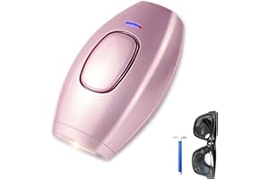 CHENRI PureGlow Hair Removal, IPL Hair Removal Device, Permanent Hair Removal Device with 5 Energy Levels, Painless Hair Removal for Women and Men, Hair Remover for Facial, Legs, Arms, Body (Pink)