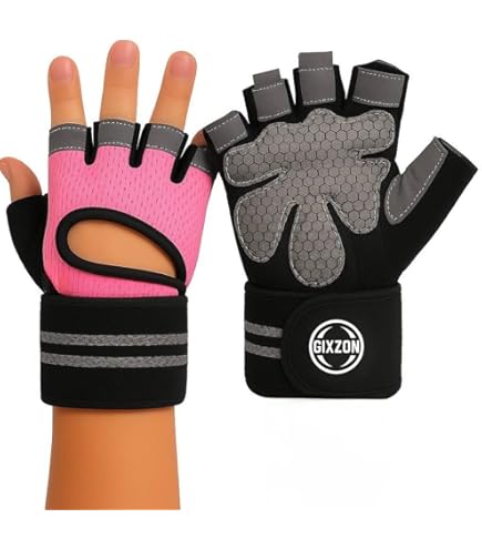 Guanti Sollevamento Pesi | Supporto Polsi | Palmo Protetto | Ihuan Uomo/Donna