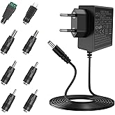 Artrastar 12V Netzteil Universal 12V 2A 1.5A 1A 24W AC 220V-240V auf DC 12 Volt Trafo LED Driver Adapter für LED Streifen CCT