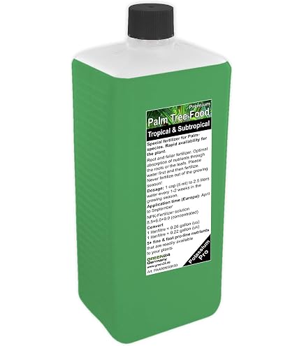 POFLO Engrais Palmier Professionnel 250 Ml - Formule Racinaire + Foliaire HIGH-TECH | Nutrition Intensive Plantes Vertes