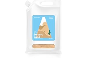 BUCATSTATE Hamster Bath Sand with Pour Spout and Handle, 3kg Desert Bathing Sand Fine | No-Dust Potty Litter Calcium-Free Sand for Hamster Chinchillas Gerbil Mice Degu or Other Small Pets