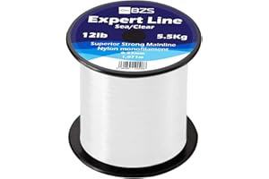BZS Expert Ligne de pêche Monofilament Carp Line Bobines de monofilament Marron et Transparent