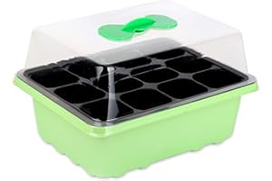 Schramm® Propagatore circa 19x15x7cm propagatore 1, 2 o 4 pezzi set di mini-serra propagatore con coperchio e ventilazione, Numero:1 pezzo