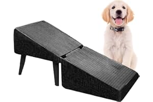 GENÉRICO Sofá de escaleras para Perros - Rampa de Mascotas portátil, Escalera de Gatito sin Deslizamiento | Cats de Taburete de reposapiés Plegable Compacto, Soporte versátil de Escalada para Viajes en la