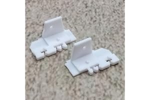 ULEIVA Replacement End Cap 2 Pieces White Compatible with Velux Rollo 948595 DKL DG DJ RFL (White)