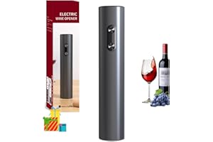 HUPECHAM Corkscrews Wine Bottle Opener Electric, Cordless Wine Opener Corkscrew for Effortless Wine Bottle Opening, Bar Accessories, Black