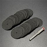 36pcs 3.175mm Vástago 24 mm Cut Off Cutting Disco Set para Dremel Minicraft Rotary Tool